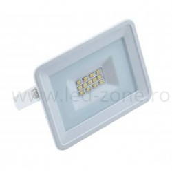 Proiector LED 10W 220V Slim Alb SMD2835